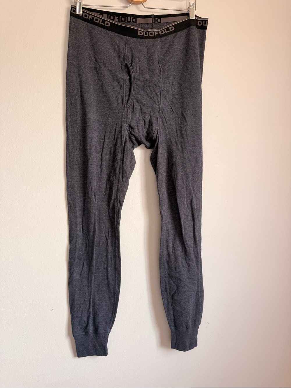 Duofold by Champion Men's Thermal Pants Leggings Gray Size L